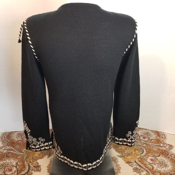 Apleks 100% Wool Cardigan Sweater - Picture 5 of 10